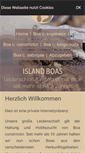 Mobile Screenshot of island-boas.de